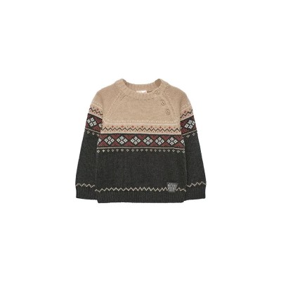 блуза,детски,блузи,boboli,knitwear,sweater,vigore,anthracite,(beige,brown)