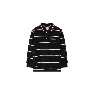 детски,блузи,с,яка,boboli,pique,long,sleeve,polo,multicolor,(black)