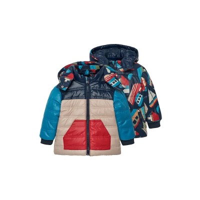 анорак,детски,якета,и,палта,boboli,reversible,parka,blue,(ship,print)