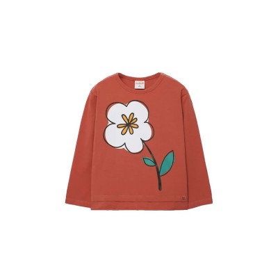 тениска,детски,тениски,boboli,stretch,knit,long,sleeve,t,shirt,boiler,(orange)