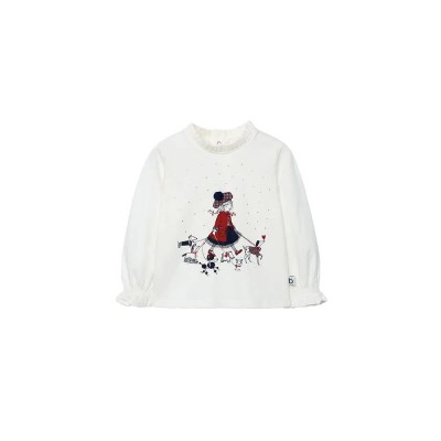 тениска,детски,тениски,boboli,stretch,knit,long,sleeve,t,shirt,chemical,white,3,(white)