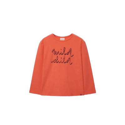 тениска,детски,тениски,boboli,stretch,knit,long,sleeve,t,shirt,salmon,1,(orange)