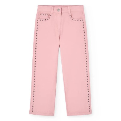 панталони,детски,панталони,boboli,stretch,twill,pants,pink,(blush)
