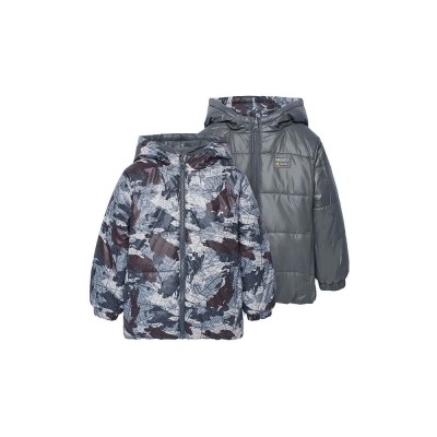 анорак,детски,якета,и,палта,boboli,technical,parka,spots,and,map,print,(grey)