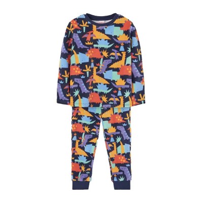 пижама,детски,пижами,boboli,velour,printed,pyjama,3,units,dino,print,(blue)
