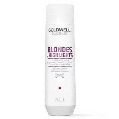 хигиена,коса,goldwell,blondes,&,highlights,anti,yellow,250ml,toning,shampoo,clear