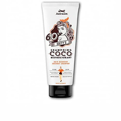 хигиена,коса,hairgum,sixty´s,recovery,coconut,200ml,shampoo,clear