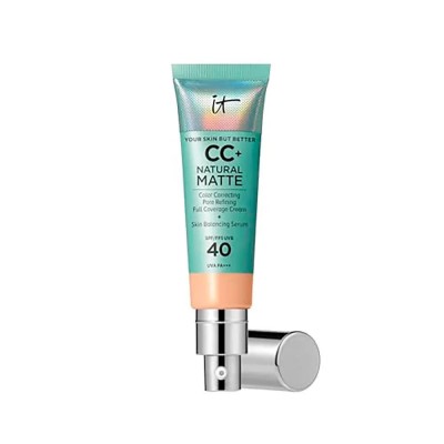 ексфолианти,it,cosmetics,cc+,natural,matte,cream,spf40,light,medium,32ml,foundation