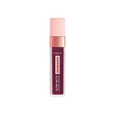 специфични,козметични,продукти,l´oreal,les,macarons,ultra,matte,liquid,830,blackcurrant,c,8ml,lipstick,purple