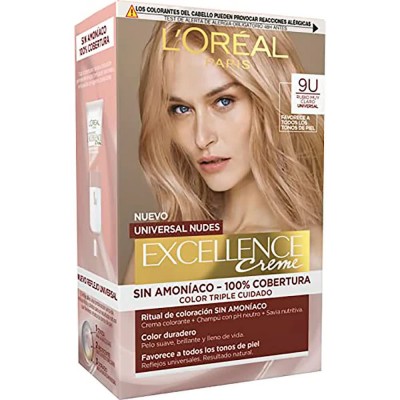хигиена,коса,l´oreal,paris,excellence,nudes,9u,very,light,blonde,hair,dyes,5,units,clear