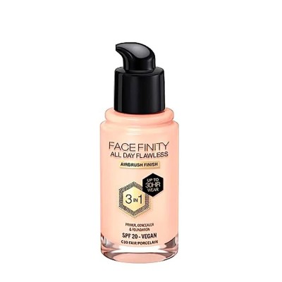 ексфолианти,max,factor,facefinity,all,day,flawless,3in1,c10,fair,porcelain,30ml,foundation