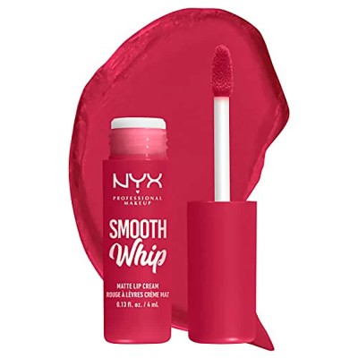 специфични,козметични,продукти,nyx,professional,makeup,smooth,whipe,matte,cream,fuzzy,spers,4ml,lipstick,red