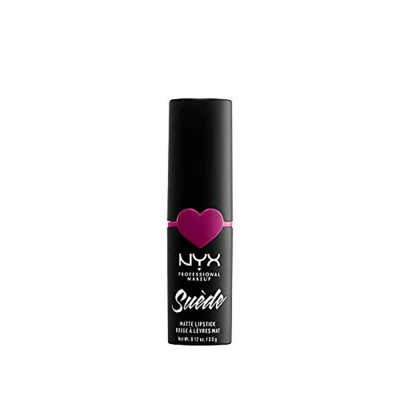 специфични,козметични,продукти,nyx,professional,makeup,suede,matte,copenhagen,3.5g,lipstick,purple,pink