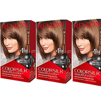 хигиена,коса,revlon,colorsilk,50,light,ash,brown,hair,dyes,clear