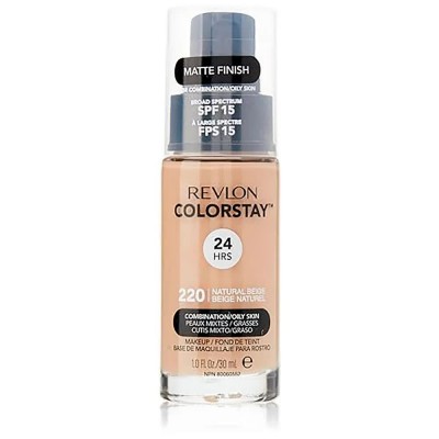ексфолианти,revlon,colorstay,combination,oily,skin,220,natural,beige,30ml,foundation