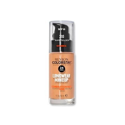 ексфолианти,revlon,colorstay,combination,oily,skin,310,warm,golden,30ml,foundation