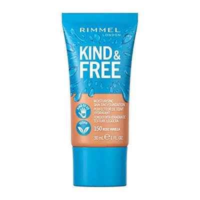 ексфолианти,rimmel,london,kind,&,free,skin,tint,150,rose,vanilla,30ml,foundation