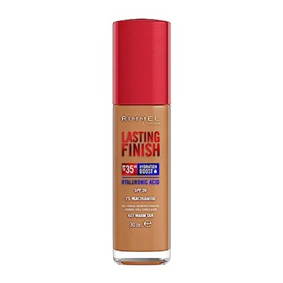 ексфолианти,rimmel,london,lasting,finish,hydration,boost,spf20,407,warm,tan,30ml,foundation