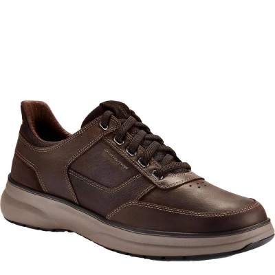 обувки,мъжки,обувки,clarks,shoes,mullan,easy,shoes,dark,brown,leather