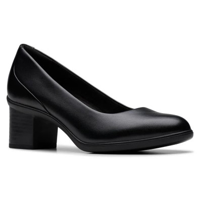 обувки,дамски,обувки,clarks,shoes,shaya,poppy,heel,shoes,black,(black,leather)