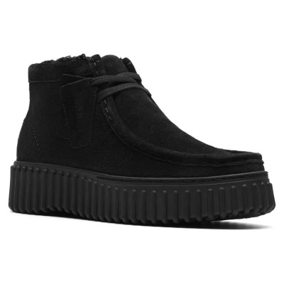 обувки,дамски,боти,дамски,високи,обувки,за,ходене,clarks,shoes,torhill,moss,booties,black,suede