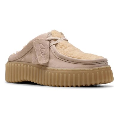 обувки,дамски,обувки,clarks,shoes,torhill,mule,shoes,beige,(sand)