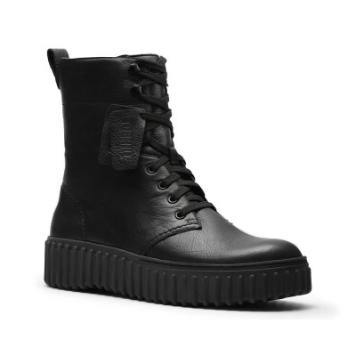 обувки,дамски,боти,дамски,високи,обувки,за,ходене,clarks,shoes,torhill,style,boots,black,(black,leather)