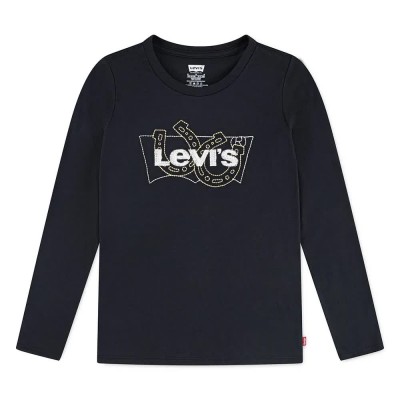 тениска,детски,тениски,levi´s,®,batwing,fill,long,sleeve,t,shirt,jet,black,(black)