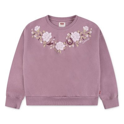 блуза,детски,блузи,levi´s,®,rose,front,tuck,crew,sweatshirt,purple,1,(purple)