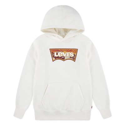 суичър,детски,блузи,levi´s,®,sunrise,batwing,hoodie,egret,(white)