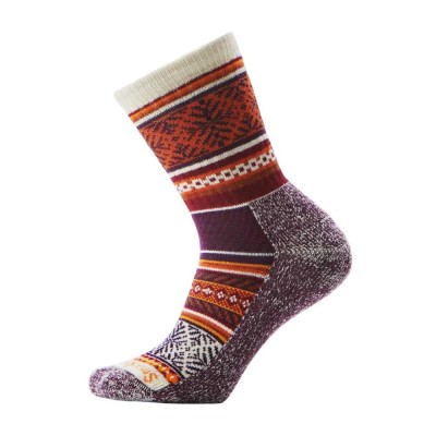 чорапи,мъжки,чорапи,smartwool,everyday,cozy,fair,isle,sweater,crew,socks,purple,(moonbeam)