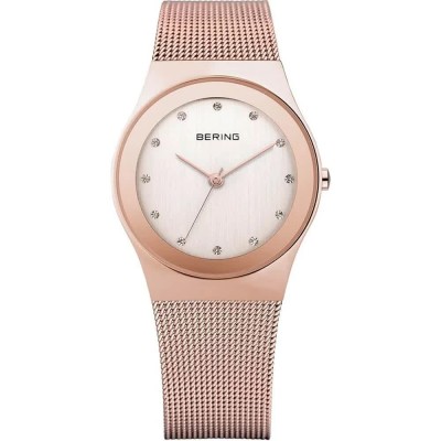 часовник,часовници,bering,12927,366,woman,watch,golden,(pink,pink)