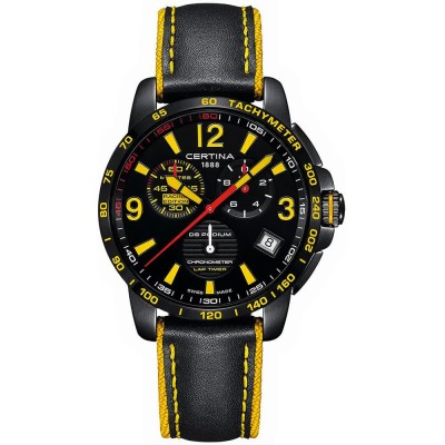часовник,часовници,certina,c034453360571,watch,black,(black,leather,black)