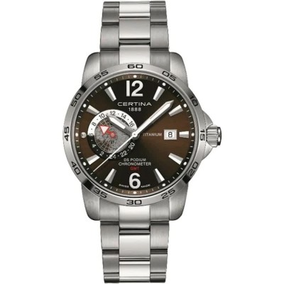 часовник,часовници,certina,c034455440870,watch,silver,(grey,brown)