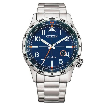 часовник,часовници,citizen,bm7550,87l,watch,silver,(grey,blue)