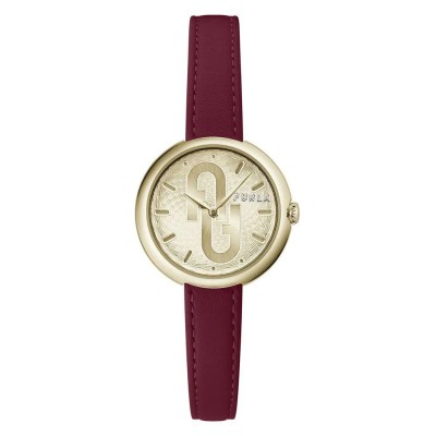 часовник,часовници,furla,ww00005002l2,woman,watch,red,(red,leather,golden)