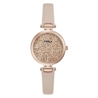 часовник,часовници,furla,ww00018008l3,watch,golden,(pink,leather,pink)