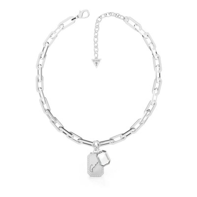 бижутерия,guess,jub1126jwrhtu,necklace,silver,(silver)