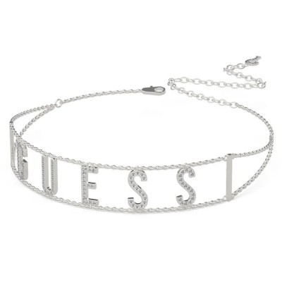 бижутерия,guess,ubn20005,necklace,silver,(grey)