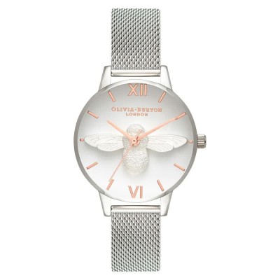 часовник,часовници,olivia,burton,ob16am146,woman,watch,silver,(silver,silver)