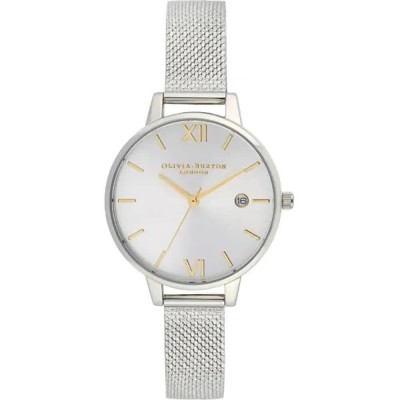 часовник,часовници,olivia,burton,ob16de02,watch,silver,(grey,grey)
