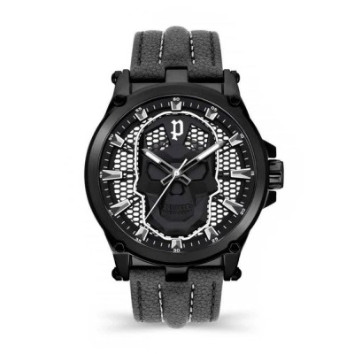 часовник,часовници,police,pewja2108201,watch,silver,(black,leather,black)