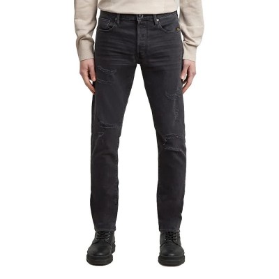 дънки,мъжки,панталони,g,star,3301,slim,jeans,worn,in,ripped,grey,sacramento,(grey)