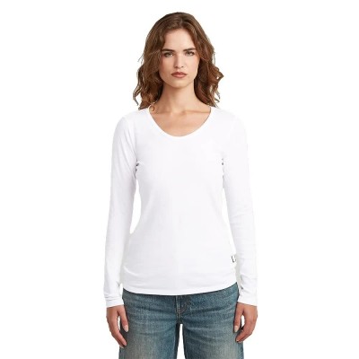 тениска,мъжки,тениски,дамски,тениски,g,star,core,eyben,slim,long,sleeve,t,shirt,white,(white)