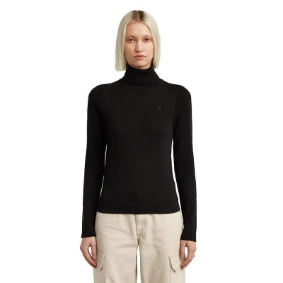 блуза,дамски,пуловери,дамски,плетени,дрехи,g,star,core,slim,sweater,black,(dark,black)