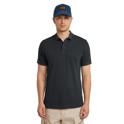мъжки,блузи,с,яка,g,star,dunda,overdyed,slim,short,sleeve,polo,black,(salute,gd)