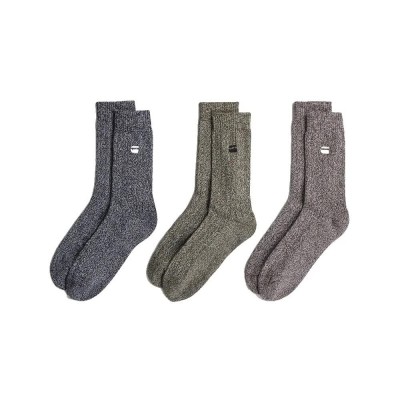 чорапи,мъжки,чорапи,дамски,чорапи,g,star,heath,socks,grey,(multi,3)