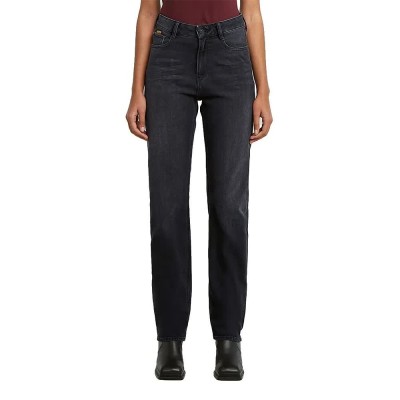 дънки,дамски,панталони,g,star,iggie,straight,jeans,black,(worn,in,black,crow)