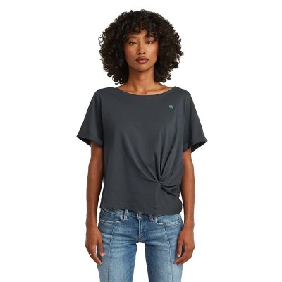 тениска,дамски,тениски,g,star,knot,short,sleeve,t,shirt,grey,(india,ink)