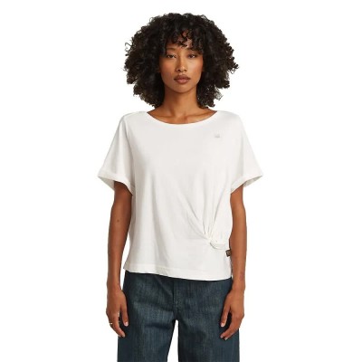 тениска,мъжки,тениски,дамски,тениски,g,star,knot,short,sleeve,t,shirt,white,(milk)